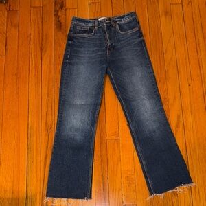 Women’s Dark Wash Denim Jeans - Blue